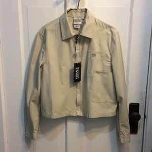 NWT Versace Jeans Couture Khaki Jeans Jean Jacket